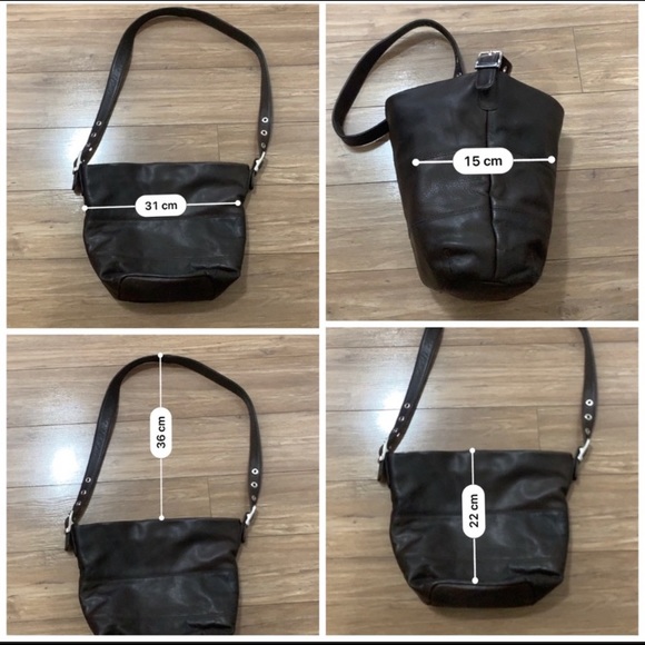 Danier Leather Bag w/ free card holder - Picture 4 of 7